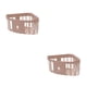 thumbnail image 1 of Kearding Estante de almacenamiento de PP, cepillo Triangular autoadhesivo con autodrenaje, organizador de esponja para botellas, soporte para Rosa 2Conjunto, 1 of 6