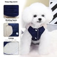 thumbnail image 6 of Rewera Windproof Dog Winter Coat, Dog Jacket Warm Dog Vest Cold Weather Pet Apparel (Blue), 6 of 7