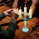 thumbnail image 4 of Candelador de velas de vidrio de escritorio múltiples cabezas candelabro romántico, 4 of 5