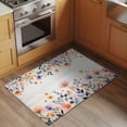 thumbnail image 2 of Entryway Rug 2'x3', Pink Spring Floral Small Rug for Kitchen Bathroom Door Mat Indoor Entrance, Elegant Flowers Farmhouse Botanical Wooden Non-Slip Area Rugs Floor Mats Carpet Front Door Rugs, 2 of 8