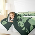 thumbnail image 4 of Feelyou Kawaii Dinosaur Family Queen Comforter Set for Kid, Cute Jungle Dino Bedding Sets, Funny Animal Theme Reversible Bedding Comforter Set, Breathable Home Decor, 3pcs, 4 of 8