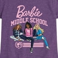 thumbnail image 3 of Barbie - Middle School Dolls - Toddler & Youth Girls Short Sleeve Graphic T-Shirt, 3 of 5