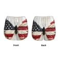 thumbnail image 3 of Hirioo American Flag Butterfly Wall for Women's Double Layer Athletic Shorts High-Performance Gym Shorts with Inner Pocket, Elastic Waistband-Small, 3 of 7