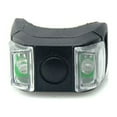 thumbnail image 2 of Bike Light Flashlight Bike Parts High Brightness Wear-resistant LED Flash 2 LED Flash Light Wide Beam Lamp for Handlebars Seats Wheels Black, 2 of 8