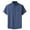 Dark Blue, variant on WREESH Oxford Shirts in Short Sleeve Regular Fit Casual Style with Turndown Collar, Pocket Elastic Denim Button Down Dark Blue
