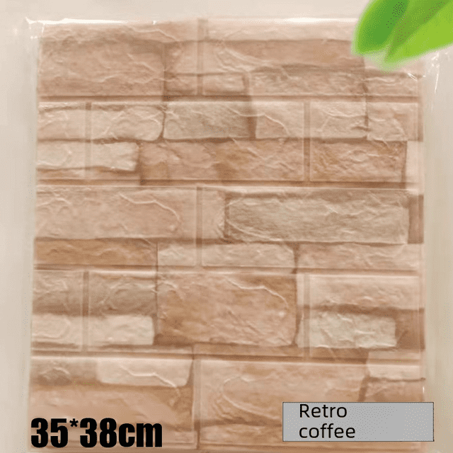 Pegatinas de pared Pegatinas de pared 3d Papel pintado de espuma de ladrillo Papel pintado autoadhesivo de espuma XPE
