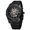 Black, variant on Men's Automatic Mechanical Wrist Watch Skeleton Gold Stainless Steel Watch