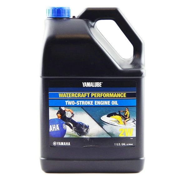 Yamaha New Yamalube 2W 2-Stroke PWC Waverunner Oil Gallon, LUB-2STRK-W1-04