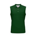 thumbnail image 4 of LIBRCLO Sleeveless Polo Shirts for Men, Classic Solid Color Tank Tops Work Casual Golf Summer Tank Tops Green 3XL, 4 of 7