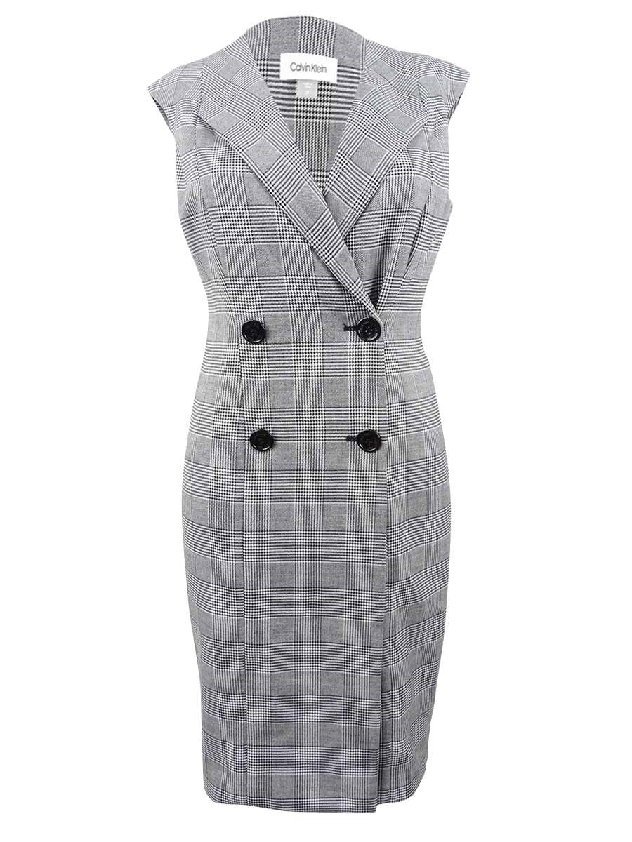 calvin klein double breasted dress