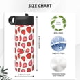 thumbnail image 4 of Fotbe Hand Drawn Strawberry Pattern 18oz Sports Insulated Kettle Stainless Steel Sports Insulated Kettle For Running Hiking Cycling Climbing Man'S Woman'S Water Bottle, 4 of 8