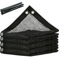 thumbnail image 2 of ColourTree 30% Shade Cloth for Plant, Black 2FT x 26FT Custom Size Outdoor Shade Tarp, Shade Cover with Upgrade Grommets and Zip Ties, Netting Sunblock Net for Vegetables Flower Garden Greenhouse, 2 of 10
