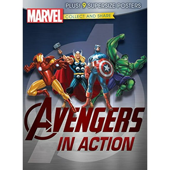 Pre-Owned Marvel Avengers Assemble in Action Poster-A-Page (Paperback) 1618933760 9781618933768