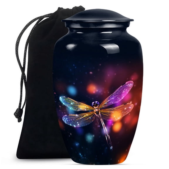 Dragon fly Urn, Burial Urns for Women, Large Urns for Human Ashes Adult, Urn for Ashes for Men, cool Urns for Ashes, Urns for Mom Ashes (Size - 10inch)