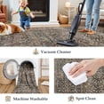 thumbnail image 3 of BERTHMEER 5'x7' Area Rugs for Living Room Bedroom Office Dining Room Farmhouse Vintage Non Slip Oriental Large Rugs Traditional Distressed Rugs Carpets,Navy Blue, 3 of 7