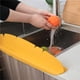thumbnail image 4 of Protector contra salpicaduras para fregadero, lavabo, fregadero, baño, cocina, utensilios domésticos, amarillo, 4 of 9