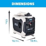 Pulsar 1,500 Watt Quiet Portable Inverter Generator, Quiet, Parallel Ready