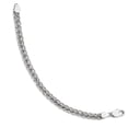 thumbnail image 2 of White Sterling Silver bracelet Links 7.5 in 7 mm Polished Link, 2 of 3