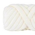 thumbnail image 2 of Chunky Yarn Durable Comfortable for Crocheting Comfortable Macrame Yarn Throw Hand Knitting Weaving White, 2 of 9