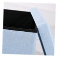 1pc Foldable Sundries Storage Boxes Folding Storage Ottoman Cube Foot