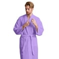 thumbnail image 4 of Men's Waffle Spa Bathrobe - Long, Lightweight, Absorbent, 4 of 5