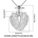 thumbnail image 3 of Collar de alas de ángel, moderno y femenino., 3 of 6
