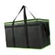 thumbnail image 4 of Bolsa térmica para entrega de pizza, bolsa aislante para comestibles, asa de transporte reforzada, bolsas térmicas para pizza para el hogar, viajes al negro y verde, 4 of 8