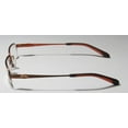 thumbnail image 4 of NEW PUMA 15364 GIGA MENS/WOMENS DESIGNER HALF-RIM BROWN / COPPER ADULT SIZE CASUAL VISION CARE FRAME DEMO LENSES 47-16-135 FLEXIBLE HINGES EYEGLASSES/GLASSES, 4 of 9