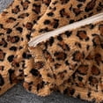 thumbnail image 6 of oqasdz Girls Jacket Cozy Winter Coat Leopard Print Long Sleeve Warm Soft Lined Outerwear Jackets for Girls Kids Outerwear Casual Outdoor, 6 of 7
