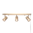 thumbnail image 4 of Track Lighting GLOBE Electric 59469, enchufe de 3 luces, latón, 4 of 9