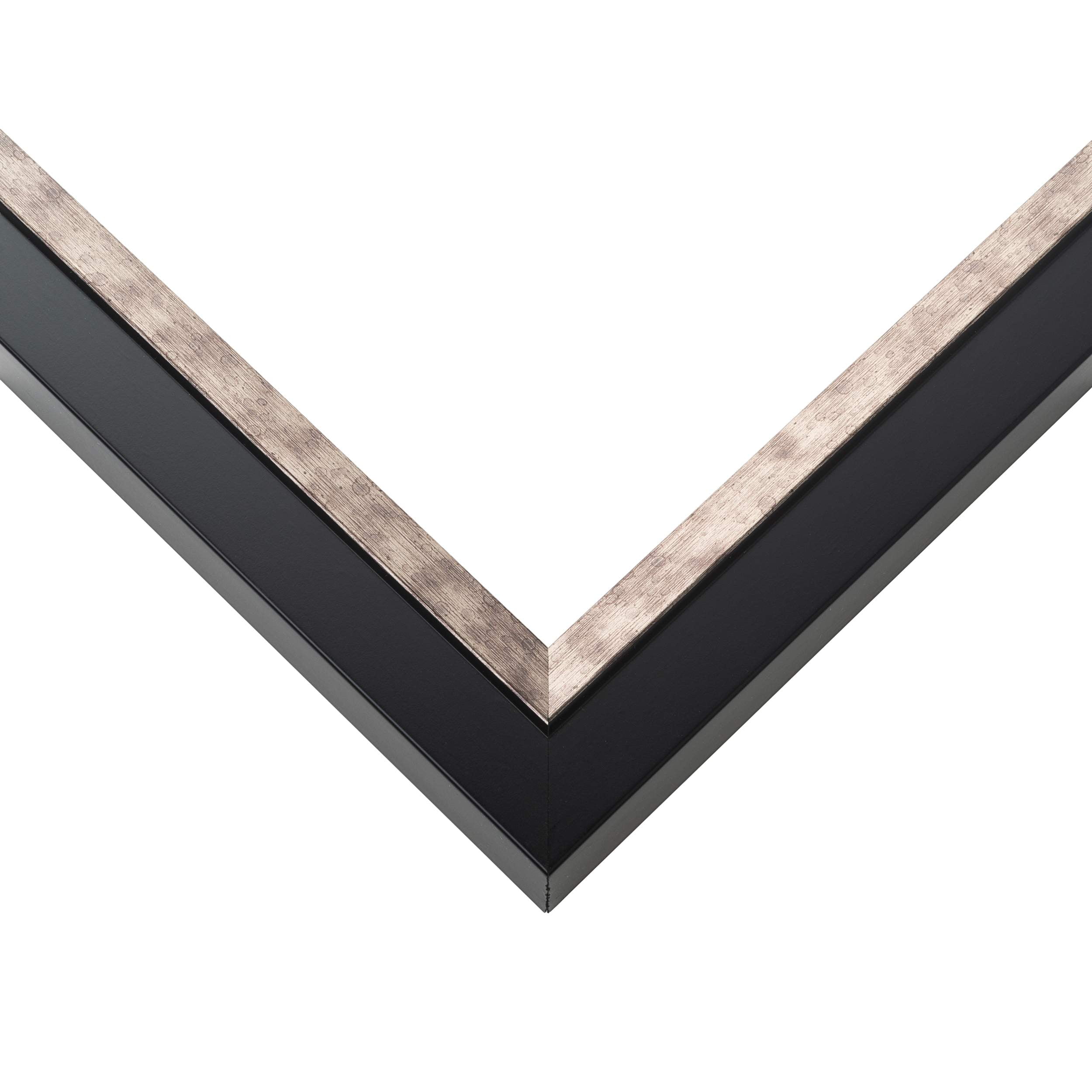 18x24 Frame Silver Real Wood Picture Frame Width 1.25 Inches | Interior Frame Depth 0.75 Inches |