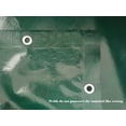 thumbnail image 2 of Vanteriam 10'x20' Carport Canopy Replacement Top Cover for Car Garage Shelter Party Tent with Ball Bungees Green (Only Top Cover, Frame is not Included), 2 of 11