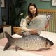 thumbnail image 2 of 30-100cm Simulation Funny Fish Plush Toys Stuffed Soft Animal Carp Plush Pillow Creative Sleep Cushion for Kids Girls Xmas Gift, 2 of 5