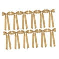 thumbnail image 2 of 12 lazos de terciopelo para decoraciones navideñas, adornos para árboles, bodas, uso al aire libre, caqui, 2 of 9