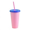 thumbnail image 2 of CNKOO Reusable Plastic Temperature Color Changing Cold Cup Summer Drink Water Mug Cup, 2 of 2