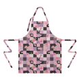 thumbnail image 2 of Pioneer Flower Floral Print Pattern Apron for Women and Men, Cotton Linen Waterproof with Pockets, Adjustable, 33x27 Inch for Kitchen, Gardening, BBQ, Salon, 2 of 6