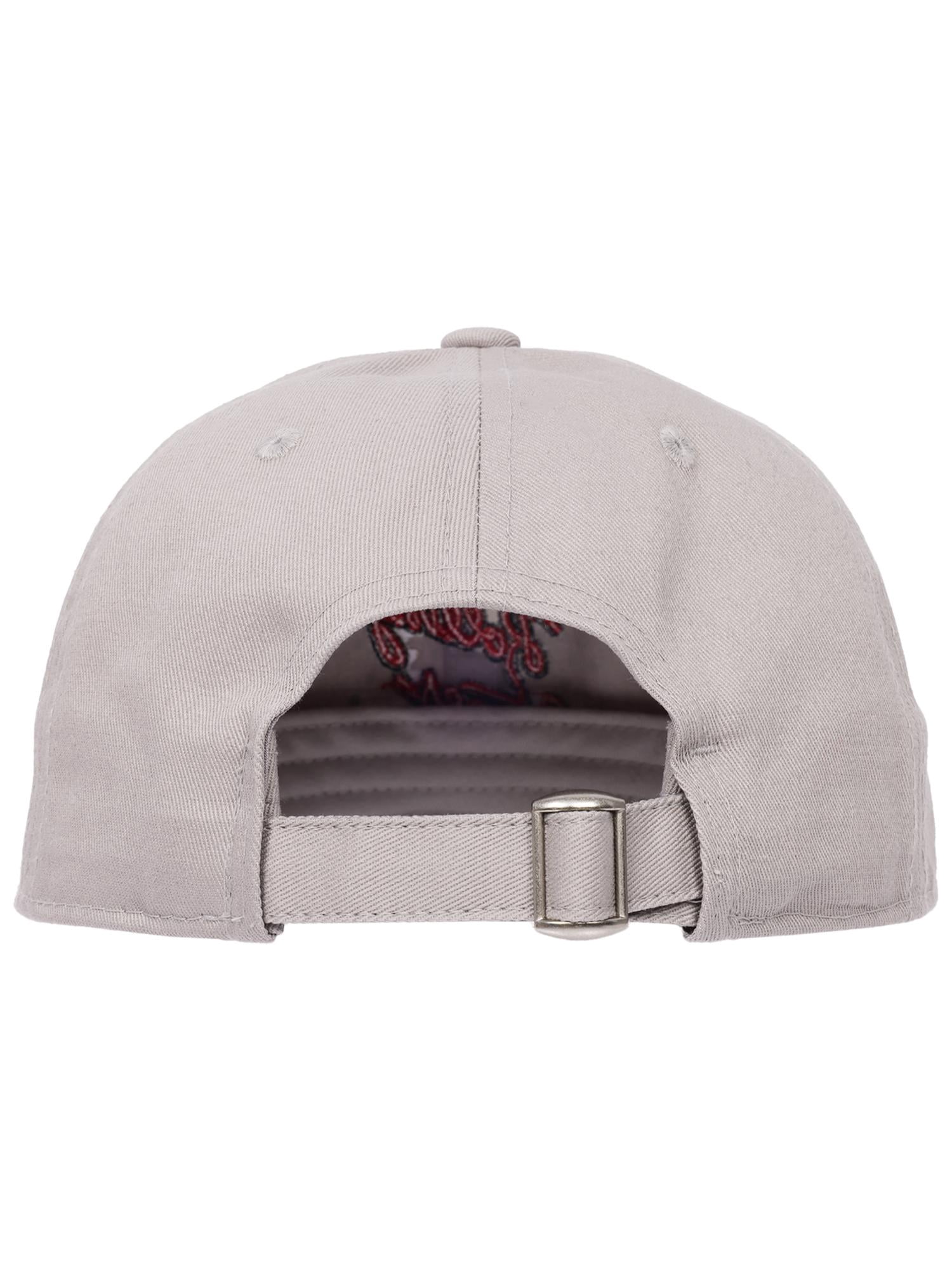Rolling Stones "Dad" Cap with Rhinestones, Gray, One Size Fits Most