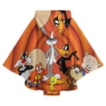 thumbnail image 4 of Looney Tunes Cartoons Wearable Blanket Poncho Cape Wrap for Adult, Ultra Soft Flannel Shawl Blanket for Womens Mens, 4 of 7