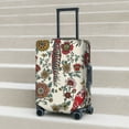 thumbnail image 2 of Lsque Dark Enchanted Flowers And Birds Printed Luggage Cover, Travel Luggage Protector,Scratch and Dirt Resistant, Fits 18-32 Inch Luggage - X-Large, 2 of 9