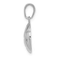 thumbnail image 2 of FB Jewels 14K White Gold Gold Polished Volleyball Pendant, 2 of 3