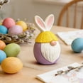 thumbnail image 6 of AURIGATE Easter Bunny Gnome Figurine,Egg-Shaped Rabbit Tomte Ornament for Spring Home Tabletop Easter Holiday Decor, 6 of 6