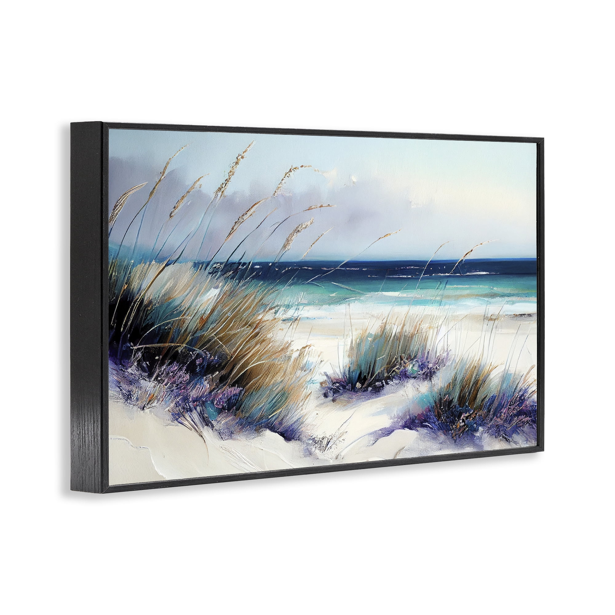 Euphoria Beach Dunes Black Framed Giclee Art, design by Sasha