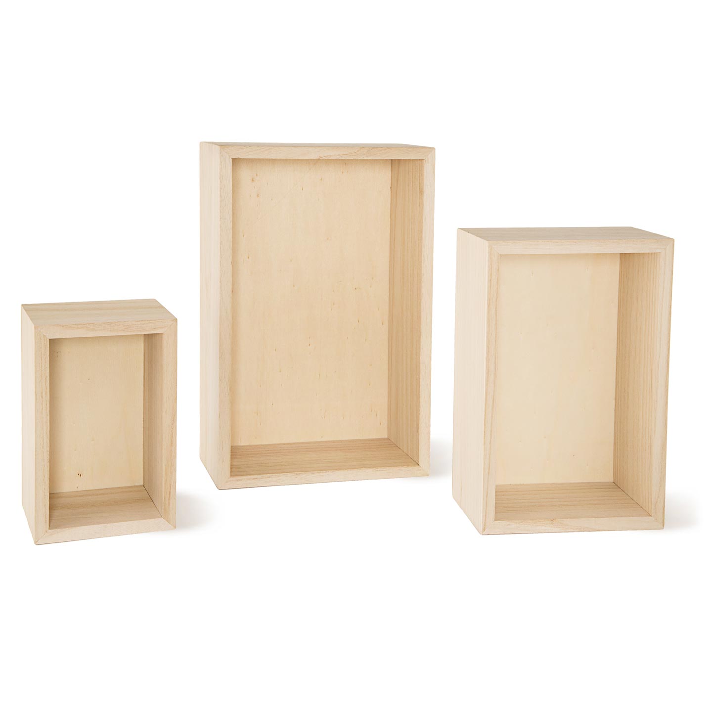 buy unfinished wood boxes