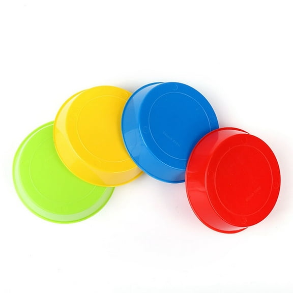 FUEENIRVA Plastic Paint Tray Painting Bowls for Young Artists Red Mixing Paint in 4pcs