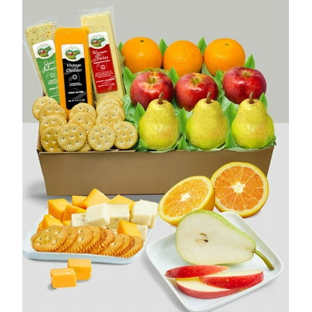 From You Flowers - Premier Fruit & Cheese Gift for Birthday, Anniversary, Get Well, Congratulations, Thank You, All Occasions