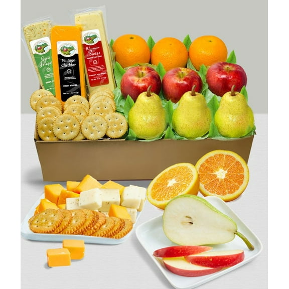 From You Flowers - Premier Fruit & Cheese Gift for Birthday, Anniversary, Get Well, Congratulations, Thank You, All Occasions