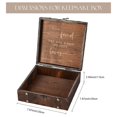 thumbnail image 2 of Caja de recuerdos de boda AW BRIDAL Wood Memory Mr. Couple, 2 of 8