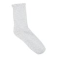 thumbnail image 4 of Joyspun Ruffle Socks Lettuce-Edge Dress Crew Socks for Women, Shoe Size 4-10, 4-Pack, 4 of 6