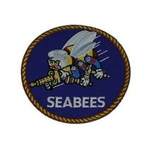 USN NAVY SEABEES PATCH CAN DO CB CONSTRUCTION BATTALION VETERAN