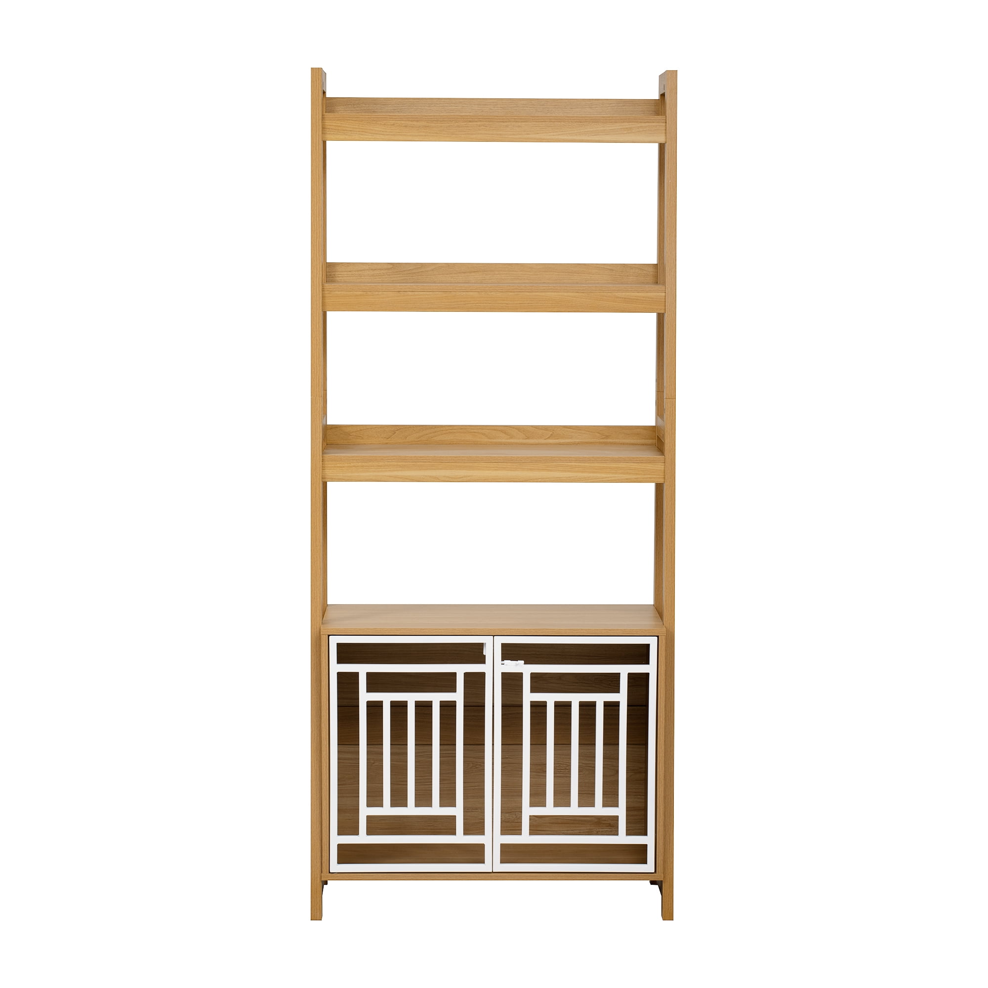 Euroco Furniture Style 2 IN 1 PET FRIENDLY Dog Crate Ladder Bookcase Pet Friendly Furniture